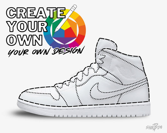 Jordan 1 Mid Custom (Create Your Own Design)